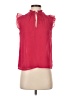 Ann Taylor Factory 100% Polyester Red Sleeveless Blouse Size XS (petite) - photo 1
