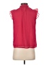 Ann Taylor Factory 100% Polyester Red Sleeveless Blouse Size XS (petite) - photo 2