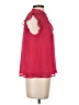 Ann Taylor Factory 100% Polyester Red Sleeveless Blouse Size XS (petite) - photo 4