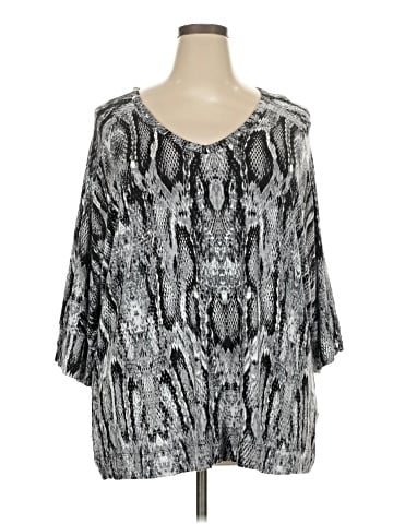 Apt. 9 3/4 Sleeve Blouse (view 1)