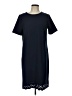 Ann Taylor Solid Blue Casual Dress Size 12 - photo 1