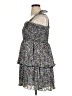 Ganni 100% Polyester Floral Blue Casual Dress Size 34 waist - photo 5