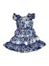 Zunie 100% Polyester Paisley Blue Dress Size 7 - photo 2