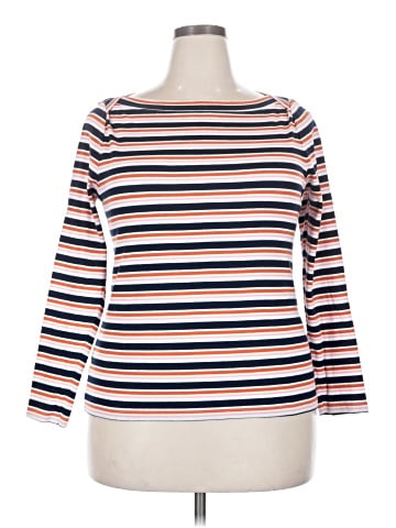 Ann Taylor LOFT 3/4 Sleeve T-Shirt (view 1)