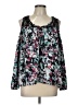 Decree 100% Polyester Teal Long Sleeve Blouse Size L - photo 1