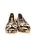 Stuart Weitzman Animal Print Multi Color Gold Flats Size 7 1/2 - photo 2