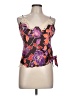 Mixit 100% Polyester Purple Sleeveless Blouse Size L (petite) - photo 1