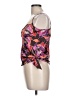 Mixit 100% Polyester Purple Sleeveless Blouse Size L (petite) - photo 5
