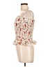 Blush 100% Polyester Ivory Sleeveless Blouse Size L - photo 5