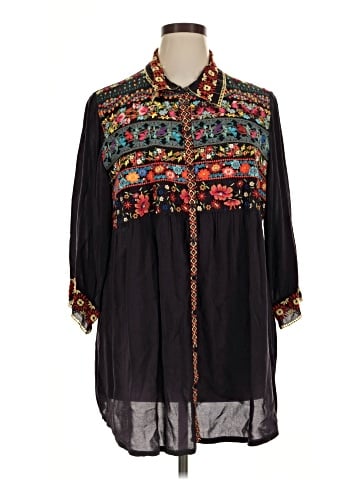 Johnny Was 3/4 Sleeve Blouse (view 1)