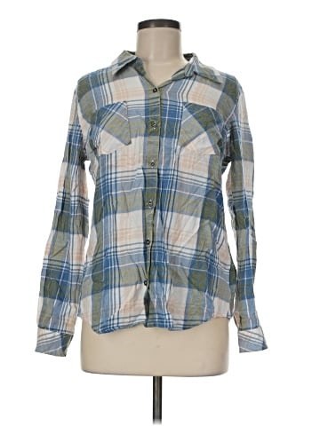 Natural Reflections Long Sleeve Button-Down Shirt (view 1)