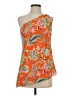 Etcetera 100% Silk Orange Tube Top Size 4 - photo 1
