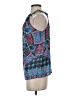 Etcetera 100% Silk Blue Sleeveless Silk Top Size 2 - photo 5