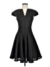 Julia Jordan 100% Polyester Chevron-herringbone Black Cocktail Dress Size 4 - photo 1