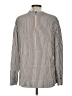 H&M Stripes Brown Long Sleeve Button-Down Shirt Size M - photo 2