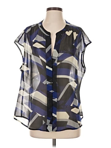metaphor Short Sleeve Blouse (view 1)