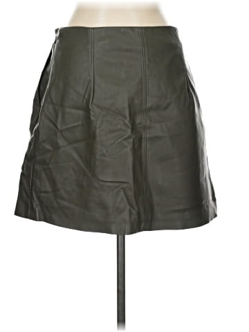 H&M Faux Leather Skirt (view 2)