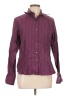 Audrey Talbott Stripes Burgundy Long Sleeve Blouse Size L - photo 1