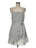 Altar'd State 100% Polyester Floral Blue Casual Dress Size M - photo 1