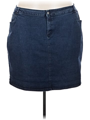 Jessica London Denim Skirt (view 1)