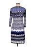 Donna Morgan Print Blue Casual Dress Size 8 - photo 2