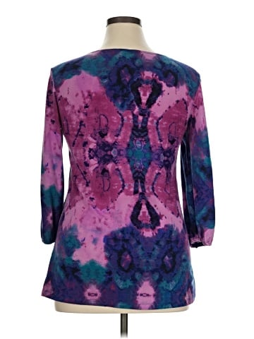 New Directions 3/4 Sleeve Blouse (view 2)