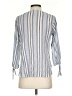MICHAEL Michael Kors Stripes Blue 3/4 Sleeve Blouse Size XS - photo 2
