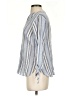MICHAEL Michael Kors Stripes Blue 3/4 Sleeve Blouse Size XS - photo 5
