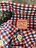 Crewcuts 100% Cotton Checkered-gingham Red Long Sleeve Button-Down Shirt Size 6 - 7 - photo 3