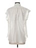Nili Lotan White Silver Sleeveless Blouse Size XS - photo 2