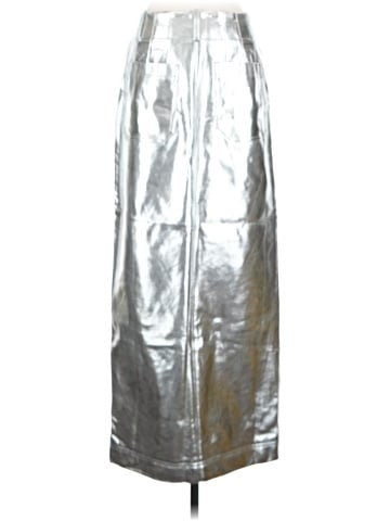 By Anthropologie Faux Leather Skirt (view 2)