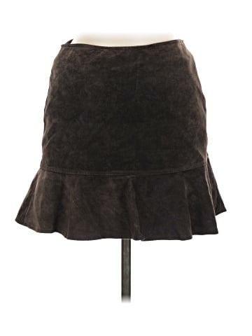 Moda International Leather Skirt (view 1)