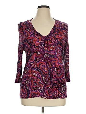 Jones New York Sport 3/4 Sleeve Blouse (view 1)