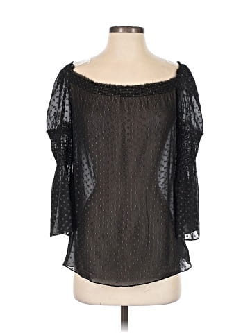 Theory 3/4 Sleeve Silk Top (view 1)
