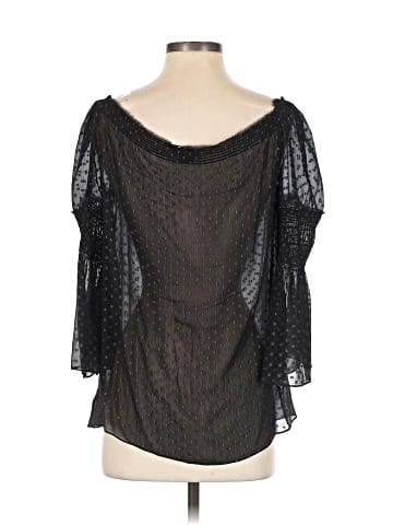 Theory 3/4 Sleeve Silk Top (view 2)