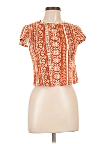 Love Tree Short Sleeve Blouse (view 1)
