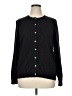 Lands' End 100% Supima Cotton Black Cardigan Size 1X - photo 1