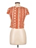 Love Tree Orange Short Sleeve Blouse Size L - photo 2