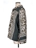 Tolani 100% Modal Animal Print Gray Long Sleeve Blouse Size XL - photo 5