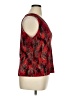 Plisse Red Sleeveless T-Shirt Size XL - photo 4