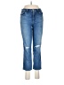 J Brand Hearts Blue Jeans Size 28 waist - photo 1