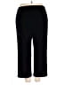 misook 100% Acrylic Black Casual Pants Size 2X - photo 2