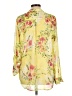 Kut from the Kloth 100% Polyester Floral Yellow 3/4 Sleeve Blouse Size L - photo 2