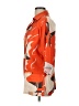 L.L.Bean 100% Cotton Color Block Orange Kimono Size L - photo 5