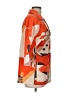 L.L.Bean 100% Cotton Color Block Orange Kimono Size L - photo 4