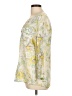 JM Collection Floral Yellow 3/4 Sleeve Blouse Size 12 - photo 5
