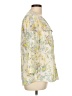 JM Collection Floral Yellow 3/4 Sleeve Blouse Size 12 - photo 4