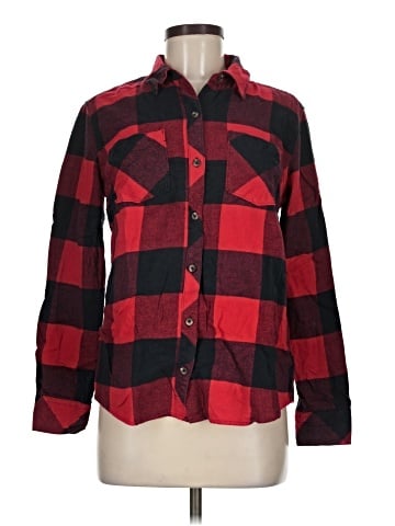 Natural Reflections Long Sleeve Button-Down Shirt (view 1)