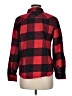 Natural Reflections Plaid Red Long Sleeve Button-Down Shirt Size M - photo 2