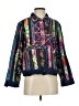 Norm Thompson 100% Cotton Print Blue Jacket Size S - photo 1